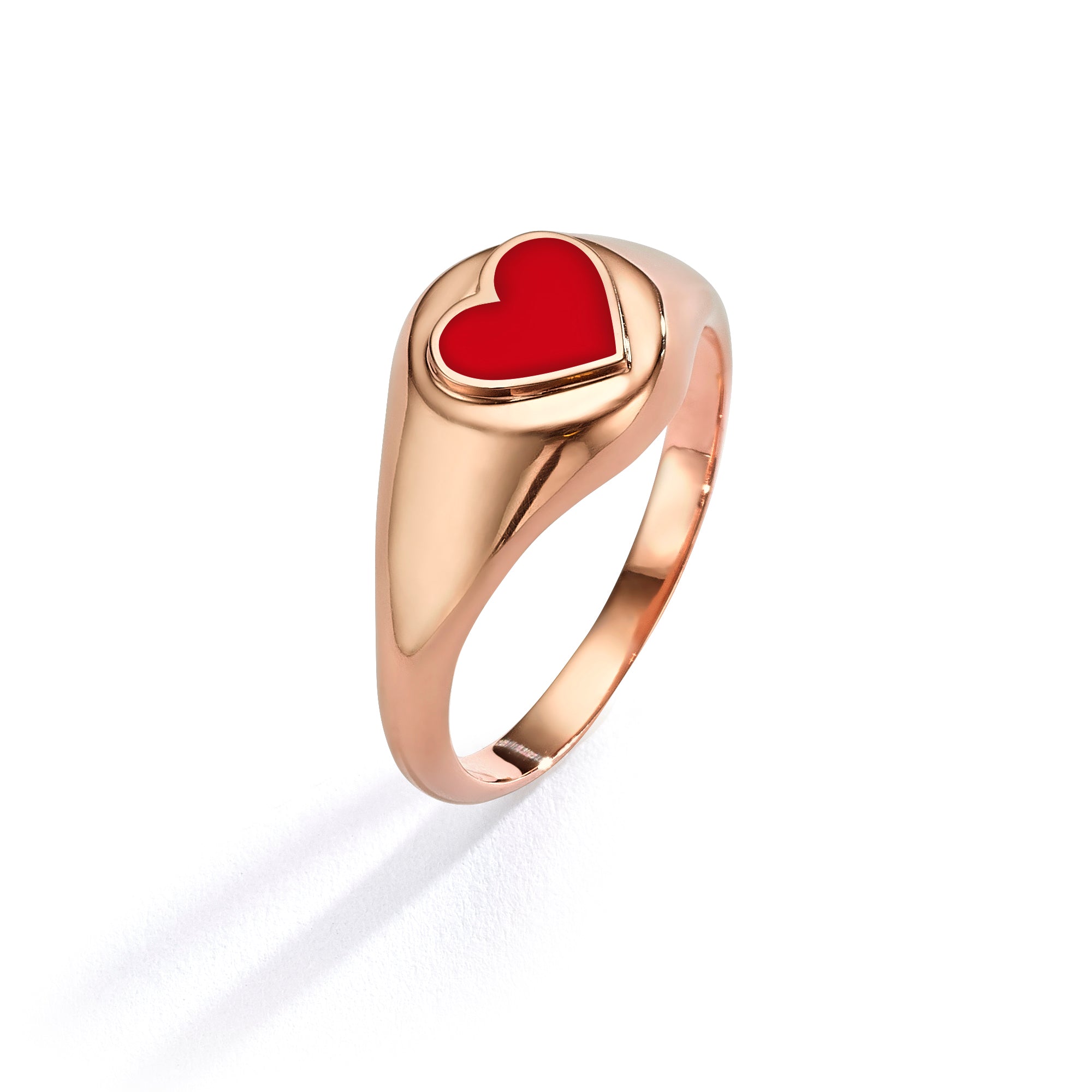 Red sale pinky ring