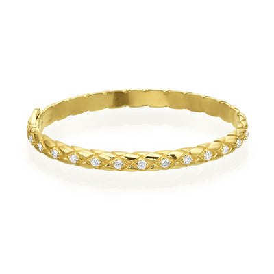 Criss cross bangle