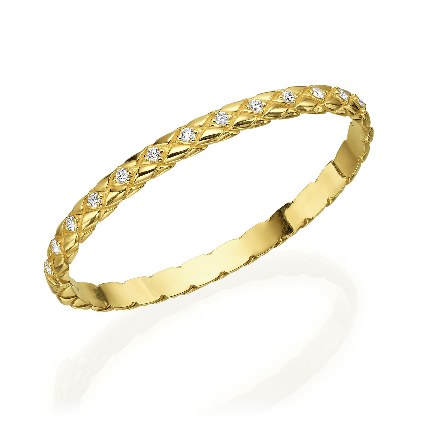 Criss cross bangle