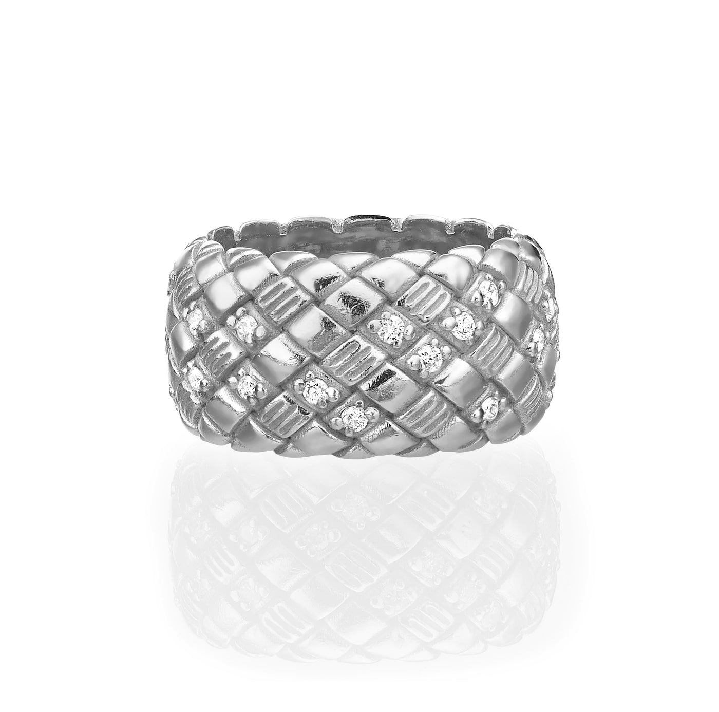 Criss cross ring