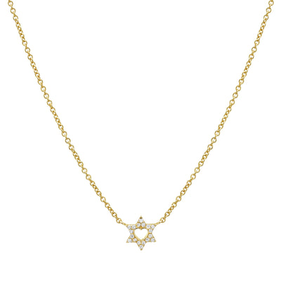 Heart Star of David necklace