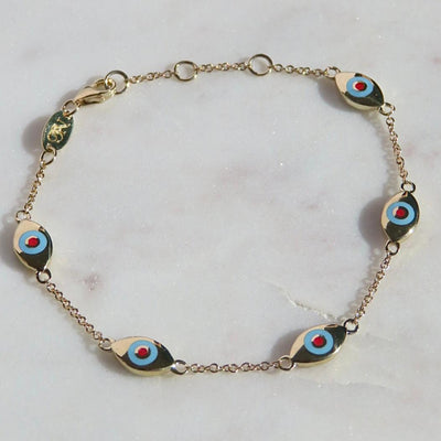 5 Golden Eye bracelet