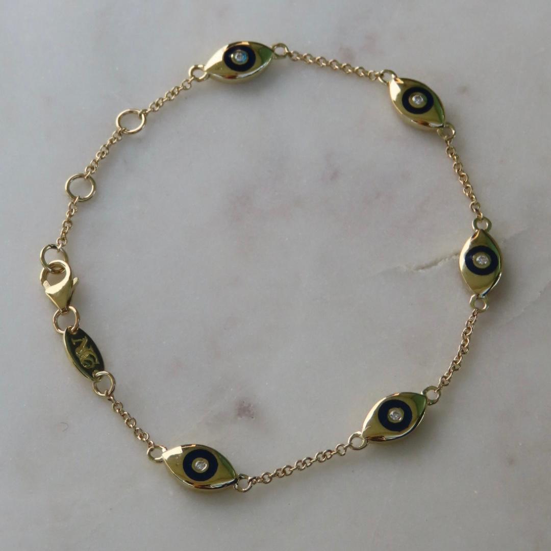 5 Golden Eye bracelet